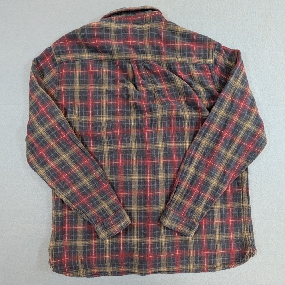 Carbon2Cobalt‎ Flannel Button Up Shirt Mens Large Red Plaid Casual - Picture 3 of 7